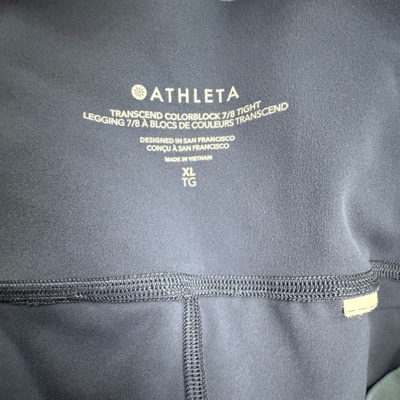 Athleta Transcend Colorblock 7/8 Tight - Picture 14 of 15